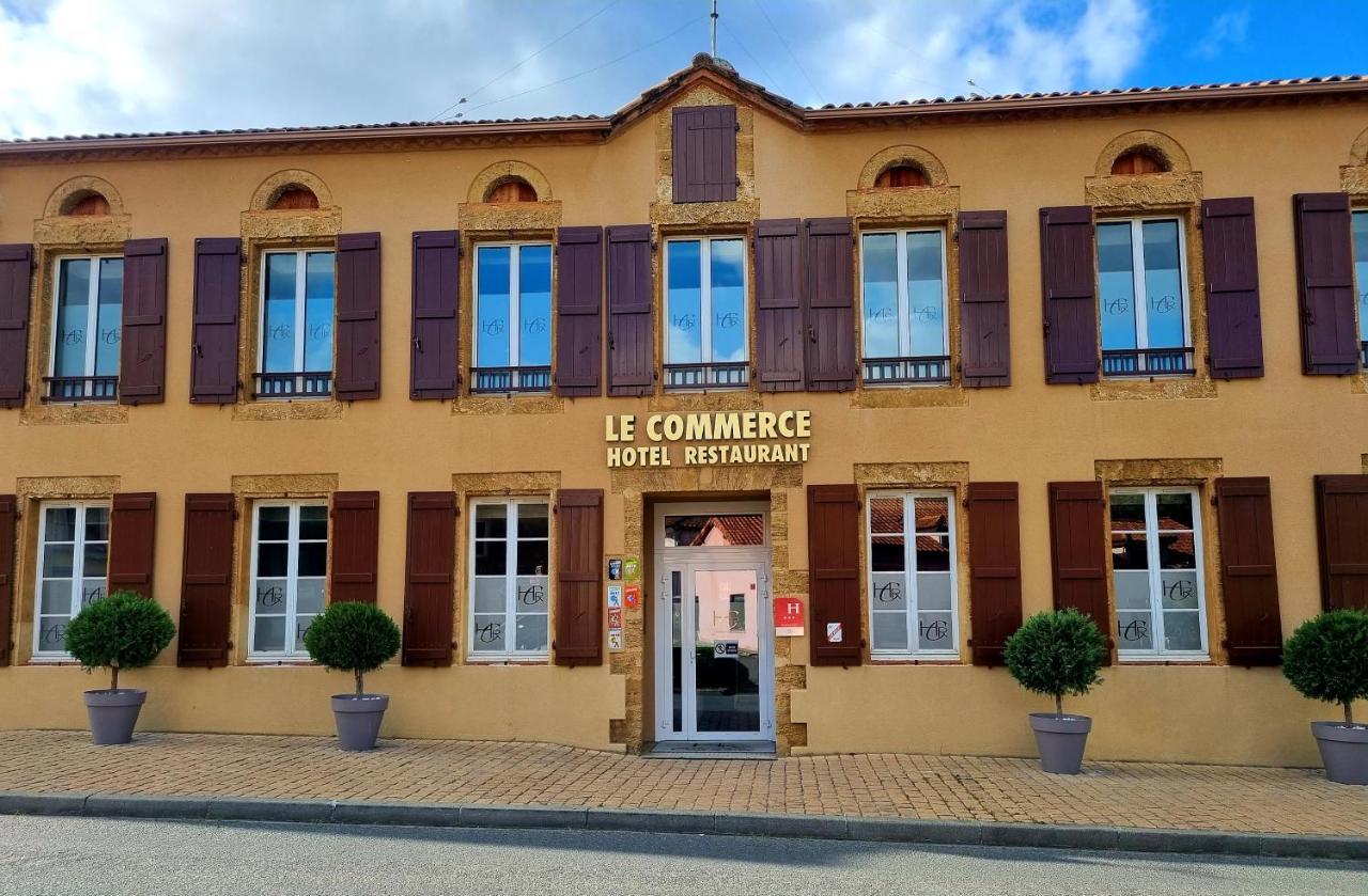 Hotel Restaurant Du Commerce Estang Exterior foto